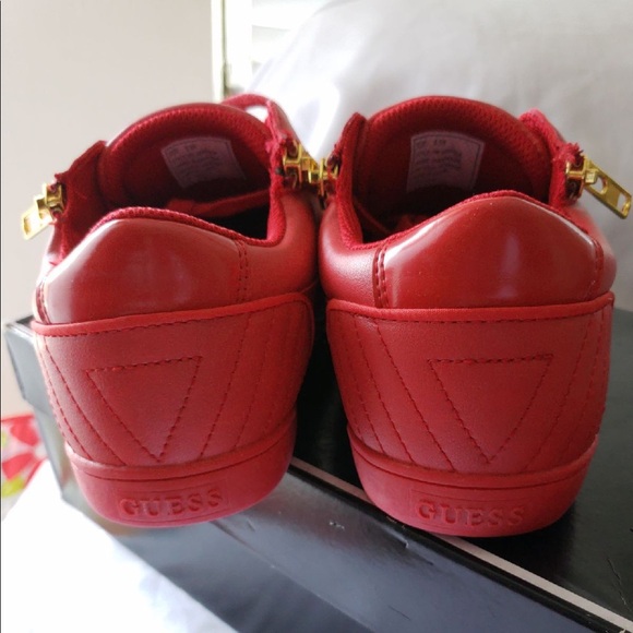 New GUESS Jamrock Medium Red Shoes SZ 9.5 - Picture 5 of 7